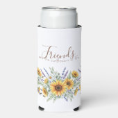 Best Friend Mug Sunflower Border スリム缶クーラー (Seltzer正面)