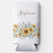 Best Friend Mug Sunflower Border スリム缶クーラー (裏面)