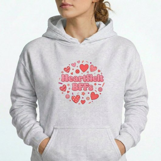 Best Friend Whimsical Friendship Pullover Hoodie パーカ