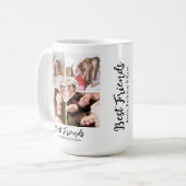 BEST FRIENDS オリジナル写真コラージュ＆名前入り コーヒーマグカップ (正面左)