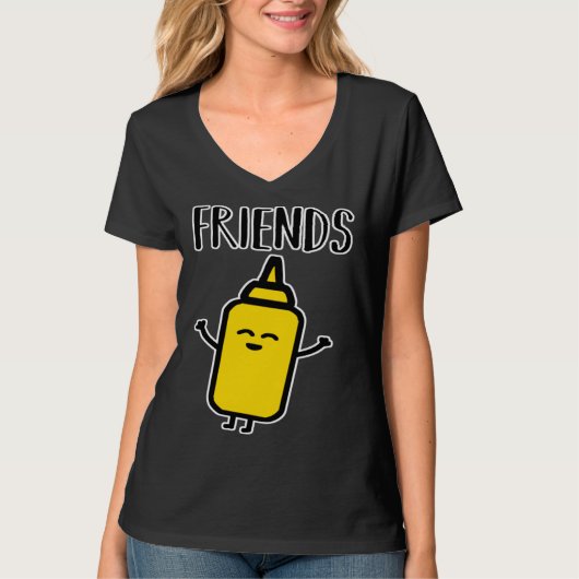 Best Friends  Best Friends Mayo Mustard Partner Lo Tシャツ (正面)