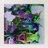 Best Friends - Dragon and Dinosaur Walking ジグソーパズル (横)