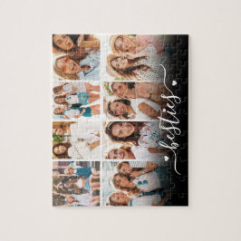 Best Friends Elegant BFF Collage Photo ジグソーパズル