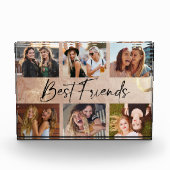 Best Friends Elegant Typography Picture Collage フォトブロック (正面)