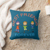 BEST+FRIENDS+FOREVER, 友情, 友達の日 クッション (ブランケット)
