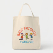 BEST+FRIENDS+FOREVER, 友情, 友達の日 トートバッグ (正面)