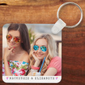 Best Friends Forever 2 Photo Personalized キーホルダー (裏面)
