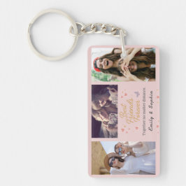 Best Friends Forever – 3 Photo Keychain Gift キーホルダー