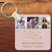 Best Friends Forever – 3 Photo Keychain Gift キーホルダー (正面)