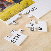 Best Friends Forever 6 Photo BFF Besties Quote ジグソーパズル (側面)