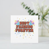 best friends forever,best friend day, funny, party 招待状 (スタンド正面)