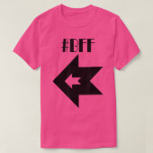 Best Friends Forever BFF Novelty  Tシャツ (デザイン正面)