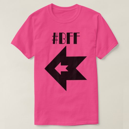 Best Friends Forever BFF Novelty  Tシャツ (デザイン正面)