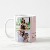 Best Friends Forever – Custom 4-Photo Collage Mug コーヒーマグカップ (左)