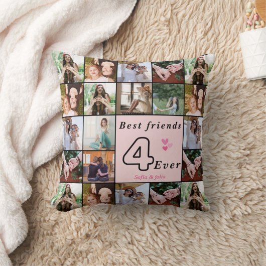 Best Friends Forever Custom Pillow – Cozy Gift クッション (ブランケット)