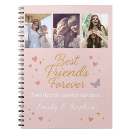 Best Friends Forever –Custom Spiral Photo Notebook ノートブック