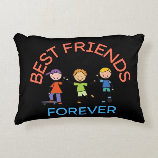 BEST FRIENDS FOREVER, FRIENDSHIP, FRIEND DAY アクセントクッション (正面)