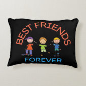 BEST FRIENDS FOREVER, FRIENDSHIP, FRIEND DAY アクセントクッション (裏面)
