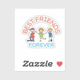 BEST FRIENDS FOREVER, FRIENDSHIP, FRIEND DAY シール