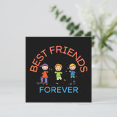 BEST FRIENDS FOREVER, FRIENDSHIP, FRIEND DAY 招待状 (スタンド正面)