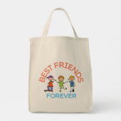 BEST FRIENDS FOREVER, FRIENDSHIP, FRIENDS DAY トートバッグ (裏面)