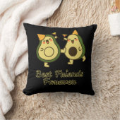 BEST FRIENDS FOREVER, FUNNY AVOCADO, FRIENDS DAY クッション (ブランケット)