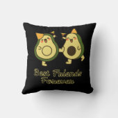 BEST FRIENDS FOREVER, FUNNY AVOCADO, FRIENDS DAY クッション (裏面)