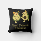 BEST FRIENDS FOREVER, FUNNY AVOCADO, FRIENDS DAY クッション (正面)