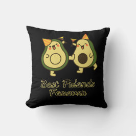 BEST FRIENDS FOREVER, FUNNY AVOCADO, FRIENDS DAY クッション