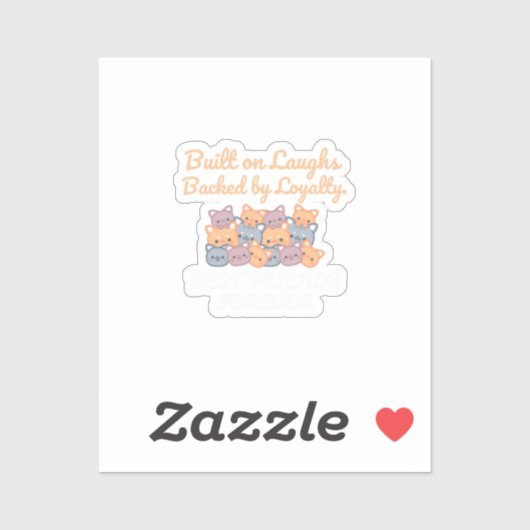 BEST FRIENDS FOREVER, FUNNY CAT, FRIENDSHIP DAY シール (シート)