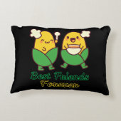 BEST FRIENDS FOREVER, FUNNY, GIFTS, BEST FRIEND アクセントクッション (裏面)