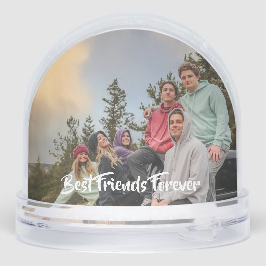 Best Friends Forever Modern Script Photo (裏面)