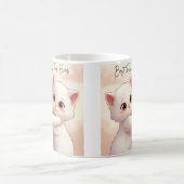 Best Friends Forever Mug - Two Cute Cats Hugging C コーヒーマグカップ (中央)