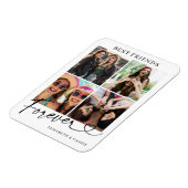 Best Friends Forever Photo Collage Heart Script マグネット (左側)