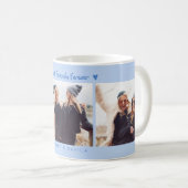 Best Friends Forever Photo Multi Photo Icy Blue コーヒーマグカップ (正面右)