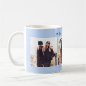 Best Friends Forever Photo Multi Photo Icy Blue コーヒーマグカップ (左)