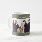 Best Friends Forever Photo Multi Photo Sage Green コーヒーマグカップ (正面左)