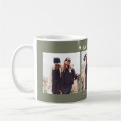 Best Friends Forever Photo Multi Photo Sage Green コーヒーマグカップ (左)