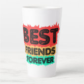 BEST FRIENDS FOREVER RETRO FRIENDS, FRIENDSHIP カフェラテマグ (正面)