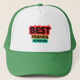 BEST FRIENDS FOREVER RETRO FRIENDS, FRIENDSHIP キャップ