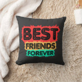 BEST FRIENDS FOREVER RETRO FRIENDS, FRIENDSHIP クッション (ブランケット)
