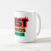 BEST FRIENDS FOREVER RETRO FRIENDS, FRIENDSHIP コーヒーマグカップ (正面右)