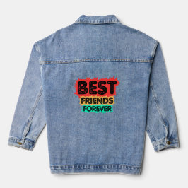 BEST FRIENDS FOREVER RETRO FRIENDS, FRIENDSHIP デニムジャケット