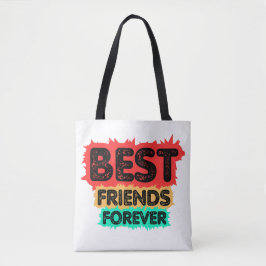 BEST FRIENDS FOREVER RETRO FRIENDS, FRIENDSHIP トートバッグ