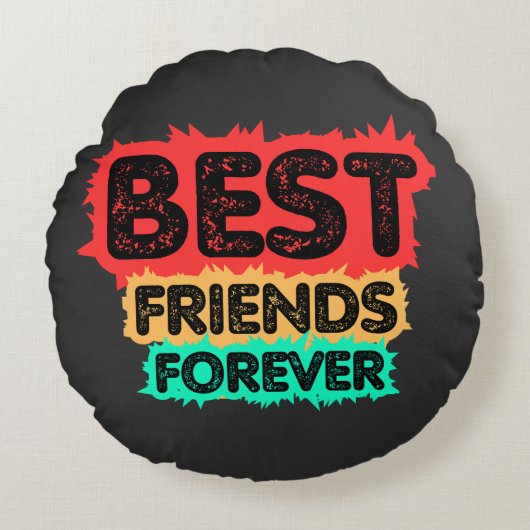BEST FRIENDS FOREVER RETRO FRIENDS, FRIENDSHIP ラウンドクッション (正面)