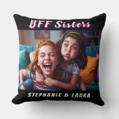 Best Friends Forever Sisters Funny  クッション (正面)