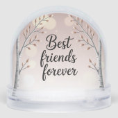 Best Friends Forever Snow Globe – Cute Minimal Fri (裏面)