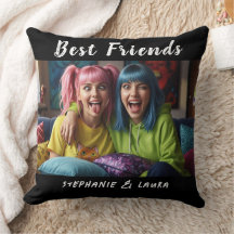 Best Friends Funny Colorful Hair