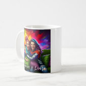 Best Friends Funny Colorful & Inspirational Quote コーヒーマグカップ (正面左)