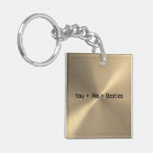 Best Friends Gift Ideas – Custom Name Key Chain キーホルダー (正面左)